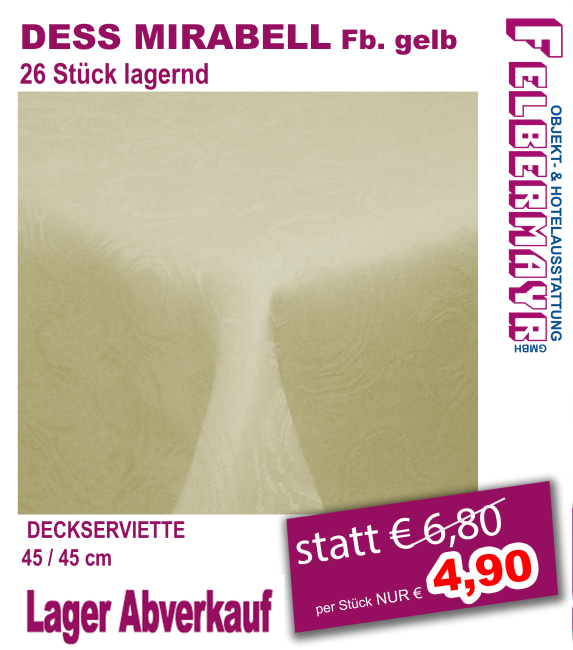 DESS MIRABELL Fb. gelb